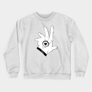 Hand Unreachable Love Crewneck Sweatshirt